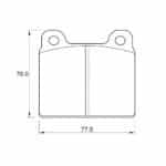 KBC Brake Pads (Front) for Alfa, BMW, Chevrolet, Mercedes Benz