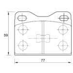 KBC Brake Pads (front) for Audi