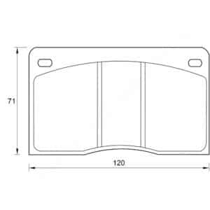 KBC Brake Pads (Front) for Jaguar, Lamborghini