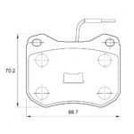 KBC Brake Pads (Front) for Peugeot