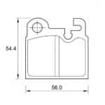 KBC Brake Pads (rear) for BMW