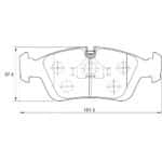 KBC Brake Pads (Front) for BMW E36