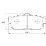 KBC Brake Pads (front) for Nissan