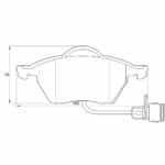 KBC Brake Pads (front) for Audi