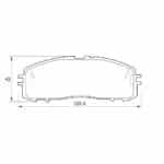 KBC Brake Pads (rear) for Toyota Celica Supra