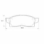KBC Brake Pads (front) for Toyota