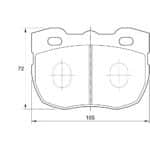 KBC Brake Pads (front) for Landrover Defender