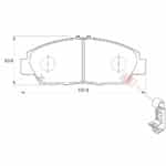 KBC Brake Pads (Front) for Honda