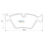 KBC Brake Pads (front) for BMW