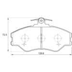 KBC Brake Pads (front) for Hyundai