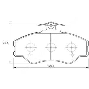 KBC Brake Pads (front) for Hyundai