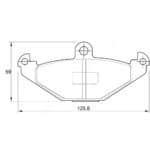 KBC Brake Pads (rear) for Renault