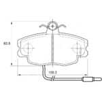 KBC Brake Pads (rear) for Renault