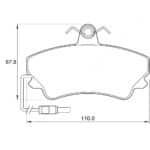 KBC Brake Pads (front) for Renault
