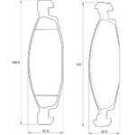 KBC Brake Pads (Front) for Jeep Grand Cherokee