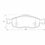 KBC Brake Pads (Front) for Ford Mondeo