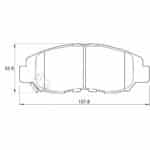 KBC Brake Pads (Front) for Honda Civic