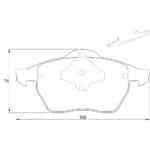 KBC Brake Pads (Front) for Volkswagen Sharan