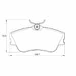 KBC Brake Pads (front) for Volkswagen Caravelle