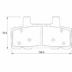 KBC Brake Pads (front) for Chevrolet AC Delco