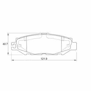 KBC Brake Pads (front) for Lexus