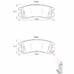 KBC Brake Pads (front) for Cadillac Seville