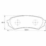 KBC Brake Pads (front) for Toyota Landcruiser