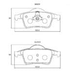 KBC Brake Pads (Rear) for Volvo