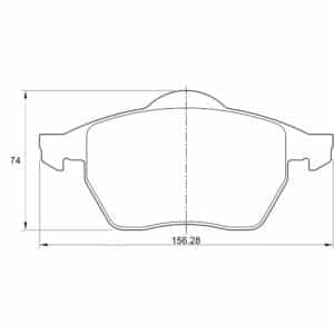 KBC Brake Pads (front) for Audi S4