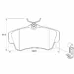 KBC Brake Pads (Front) for Chrysler PT Cruiser