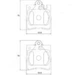 KBC Brake Pads (front) for Mercedes Benz