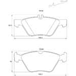 KBC Brake Pads (front) for Mercedes Benz