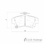 KBC Brake Pads (Front) for Volvo - Image 2