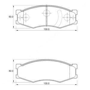 KBC Brake Pads (front) for Ranger