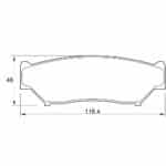 KBC Brake Pads (front) for Suzuki Vitara & Grand Vitara