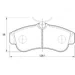 KBC Brake Pads (front) for Nissan Primers