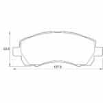 KBC Brake Pads (Front) for Subaru