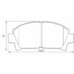 KBC Brake Pads (front) for Toyota