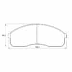 KBC Brake Pads (Front) for Hyundai, Kia