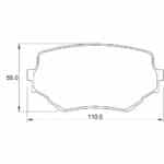 KBC Brake Pads (front) for Suzuki Vitara