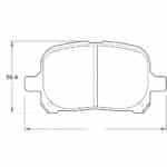 KBC Brake Pads (front) for Toyota Camry