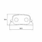 KBC Brake Pads (front) for Toyota Camry