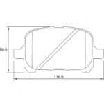 KBC Brake Pads (front) for Toyota Camry