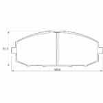 KBC Brake Pads (front) for Nissan