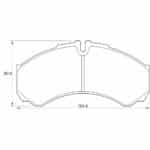 KBC Brake Pads (front) for Iveco Turbo