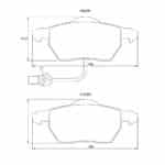 KBC Brake Pads (Front) for Audi, VW