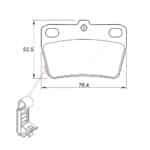 KBC Brake Pads (Rear) for Toyota Rav4, Chery Tiggo