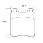 KBC Brake Pads (front) for Opel