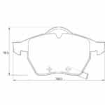KBC Brake Pads (Front) for Opel Astra G