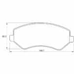 KBC Brake Pads (Front) for Jeep Cherokee
